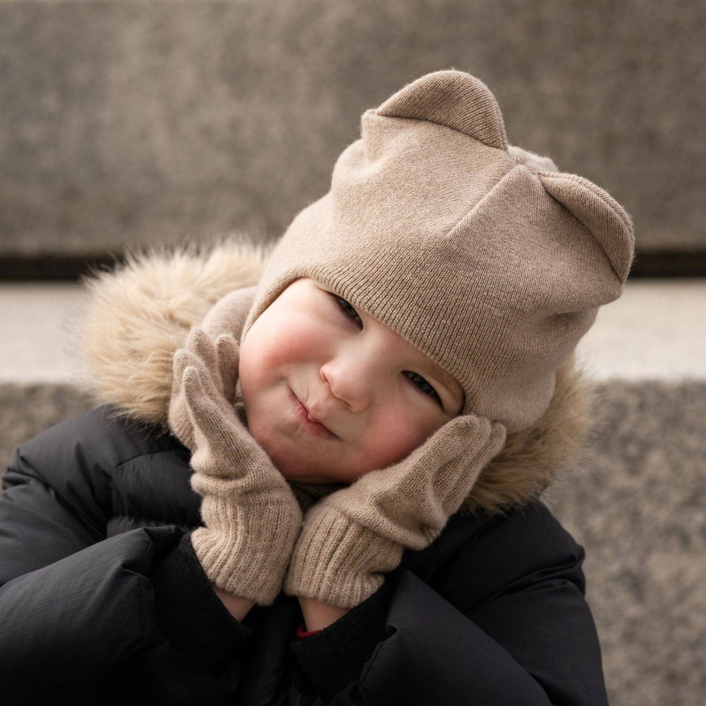 Merino-kit for children-beige