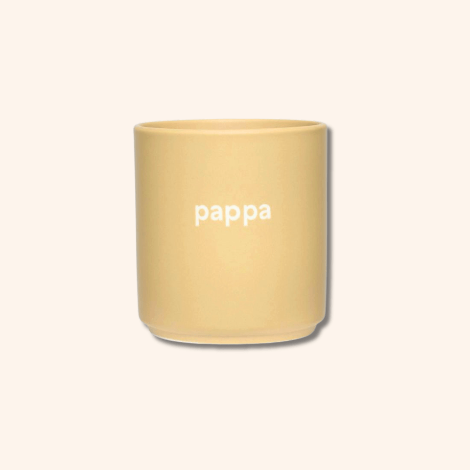 Kopp med teksten "Pappa"