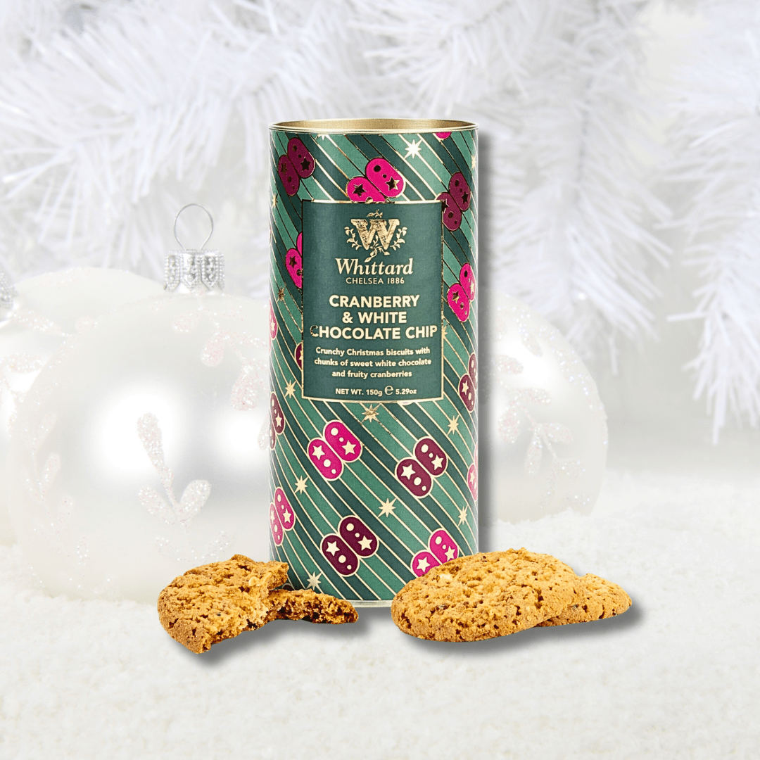 Festlige kjeks med tranebær og sjokolade