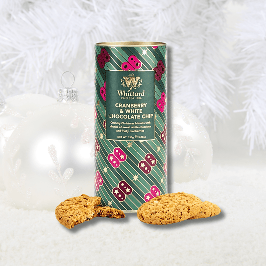 Festlige kjeks med tranebær og sjokolade