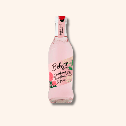 Limonade med hyldeblomst og rose