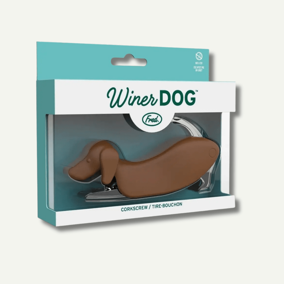 Wine opener with fun design