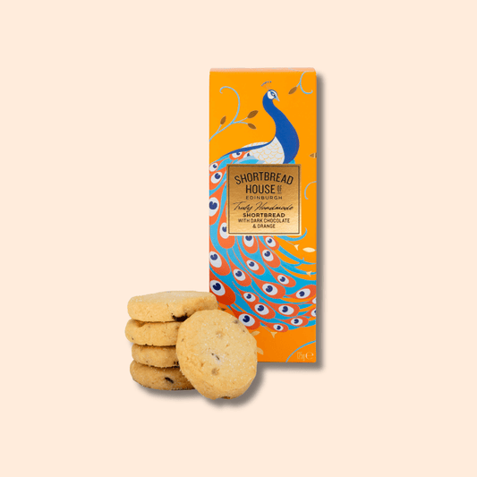 Shortbread - Sjokoladebiter & appelsin