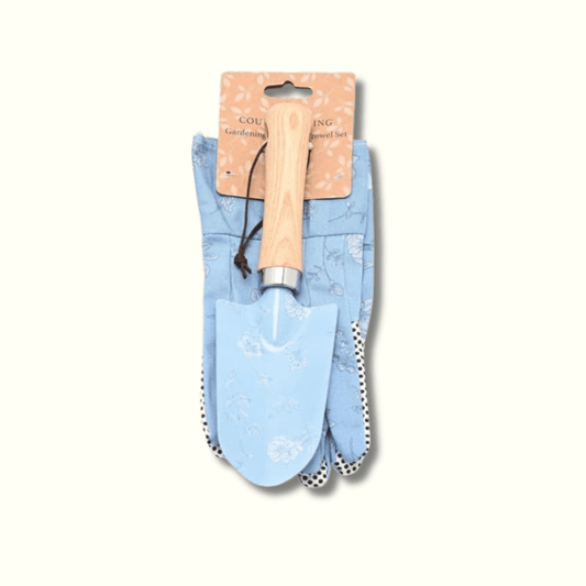 Hansker og spade sett