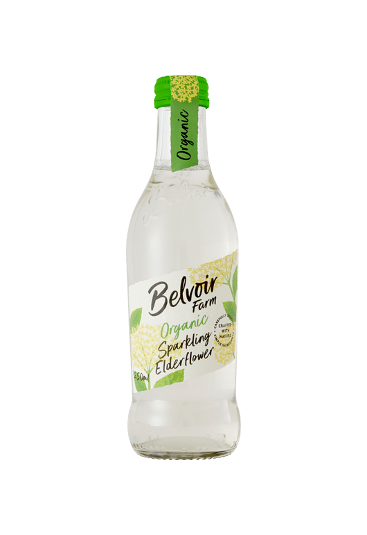 Limonade med hyldeblomst og rose