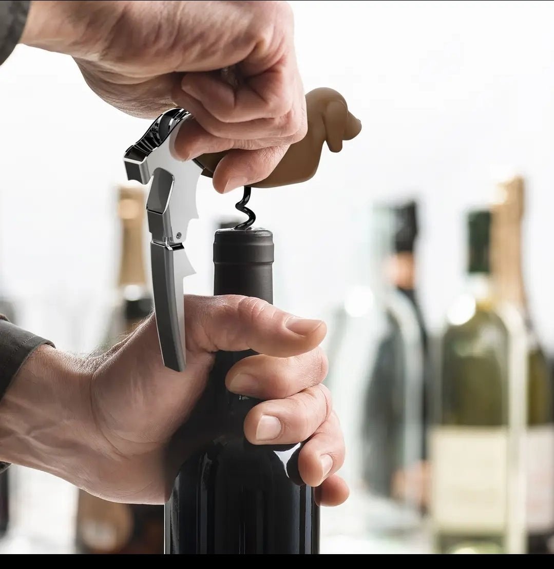 Wine opener with fun design