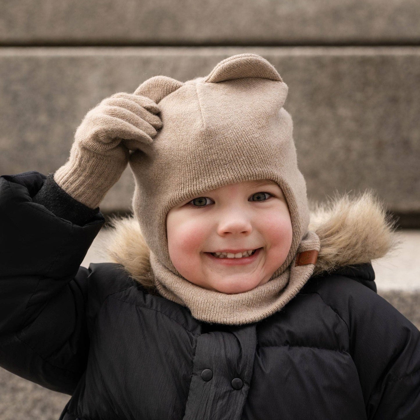 Merino-kit for children-beige