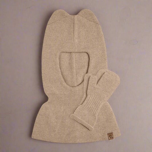 Merino-sett til barn – Beige