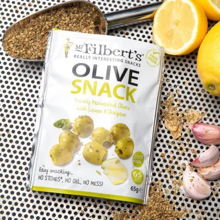 Oliver med citron och oregano