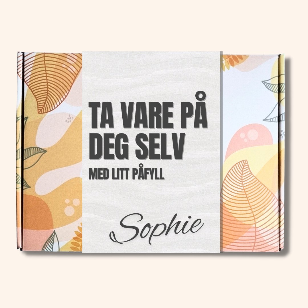 Gaveomslag - Ta vare på deg selv