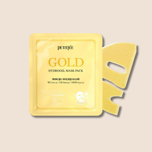 Hydrogel ansiktsmask Guld