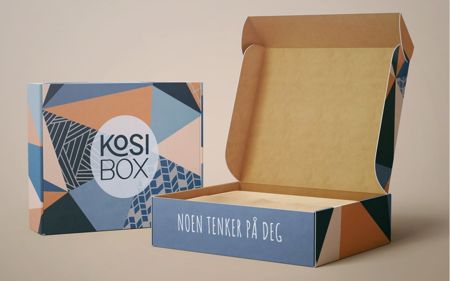 KOSIBOX gaveeske - blå
