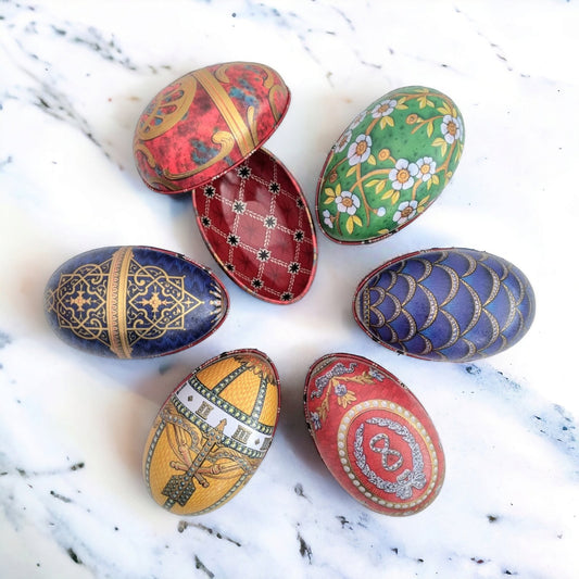 Gooslander Fabergéegg - sjokoladetrøfler med havsalt