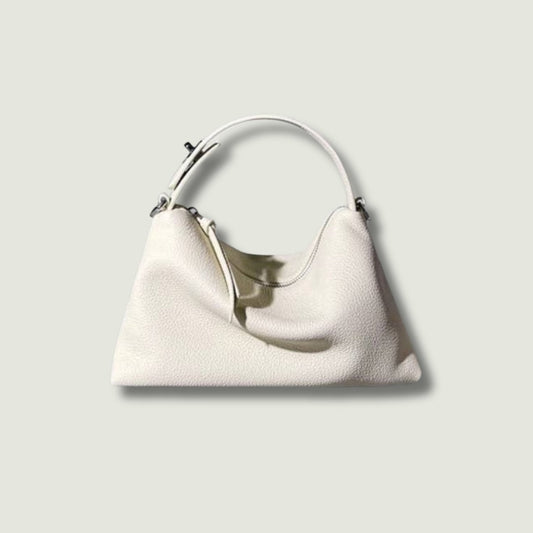 Leather bag - white