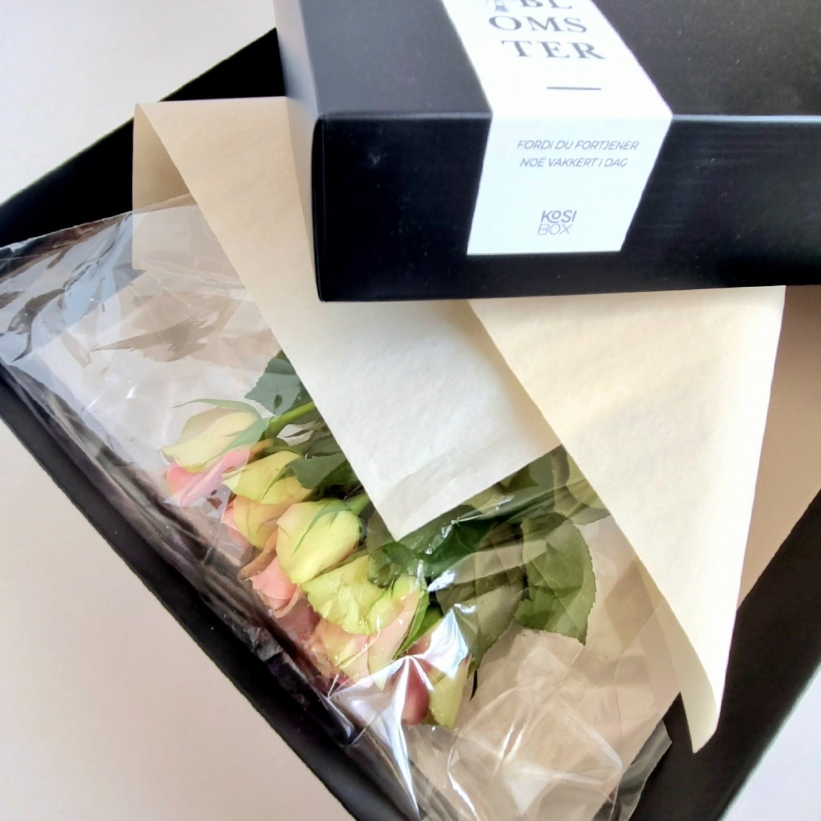 Rosebukett + kosebamse (oslo & omegn)