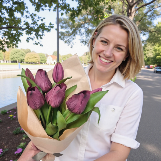 Kunstig blomster - Tulipan 'Soft touch'