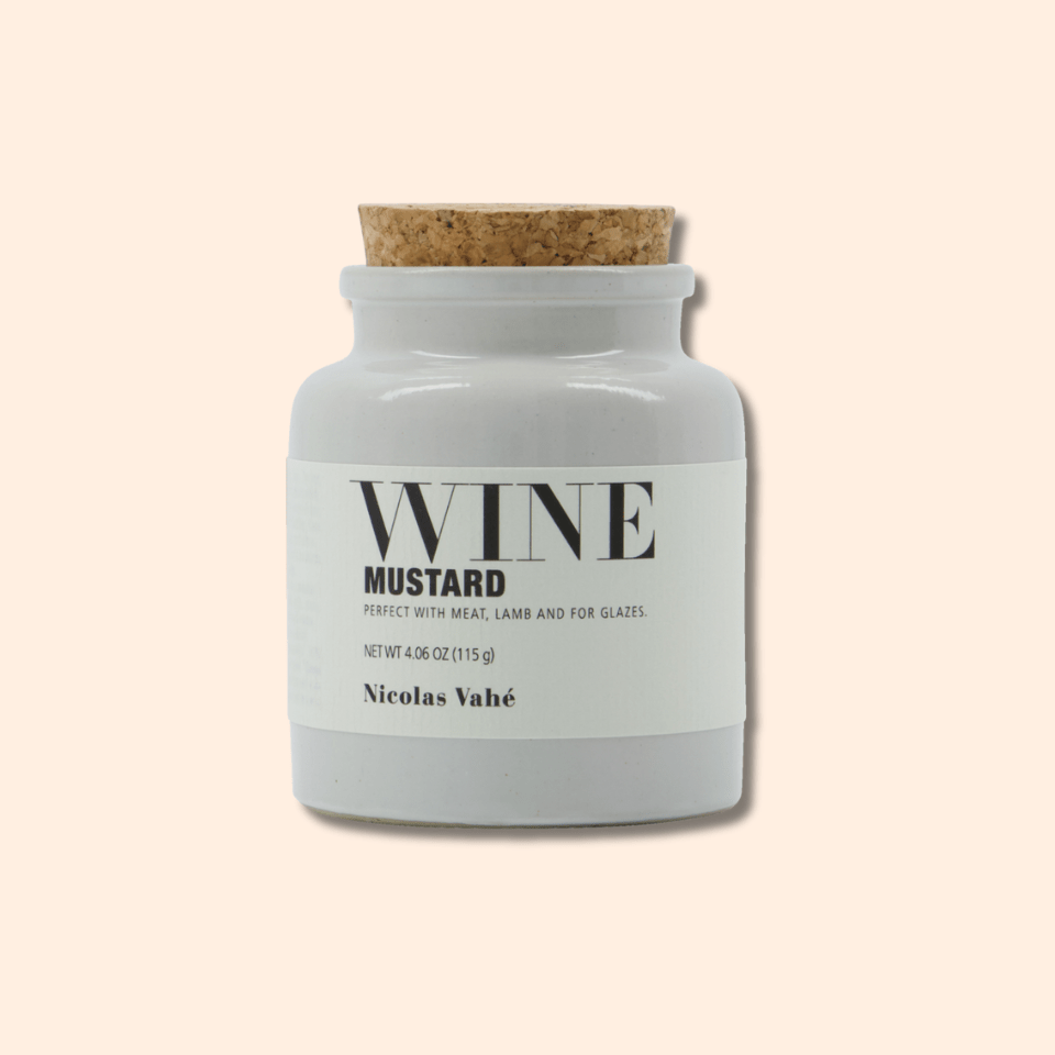 Sennep med rødvin