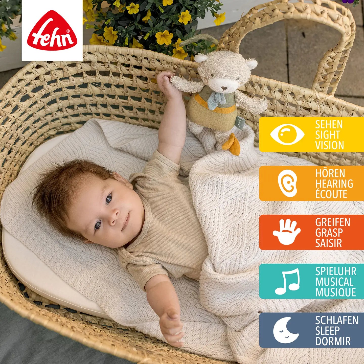 Baby Spilledåse - sau / Bjørn