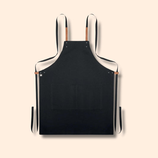 Kitchen apron in organic cotton