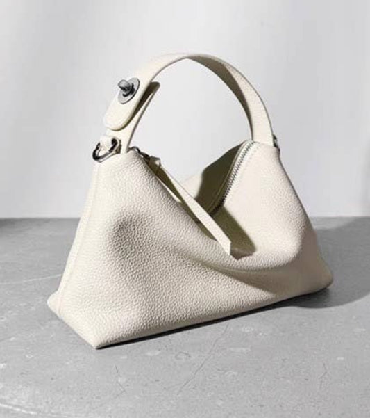 Leather bag - white
