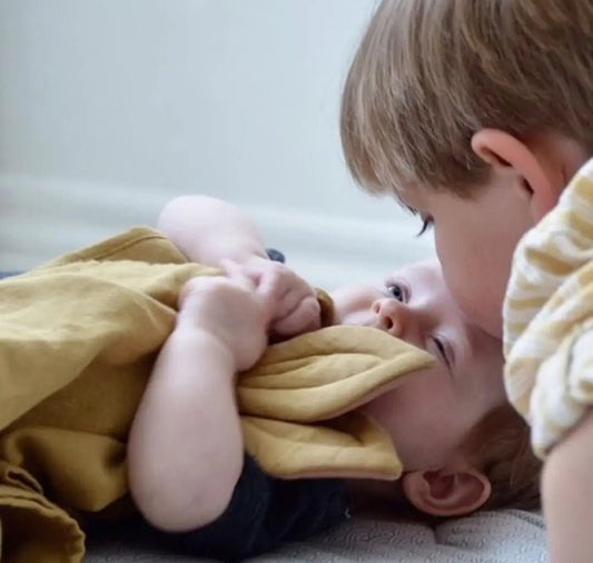 Koseklutt kanin med smokkelenke