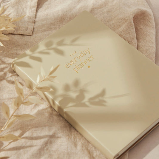 Produktivitetsdagbok - beige