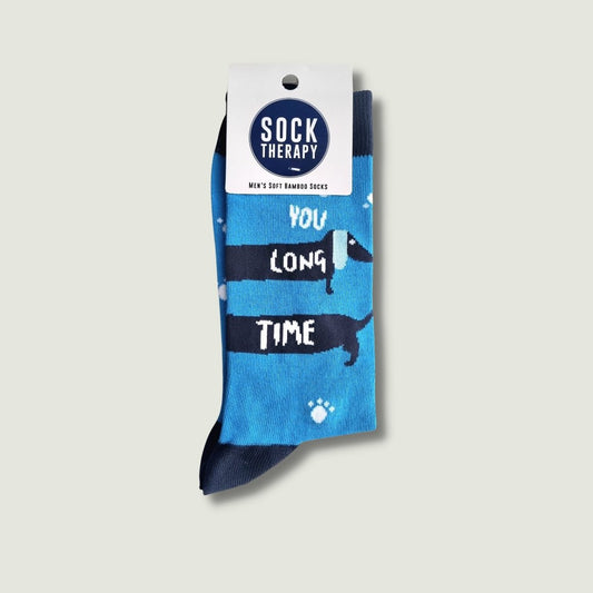 Funny Bamboo Socks - Love You Long Time (Men's)