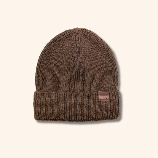 Hat in wool mix - brown