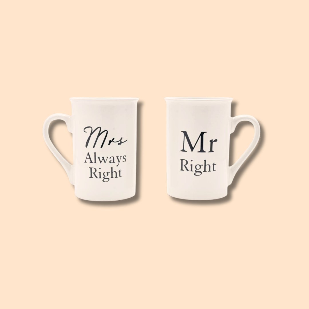 Kopsæt - Mr Right & Mrs Always Right