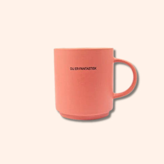 Cup with the text "You are amazing"