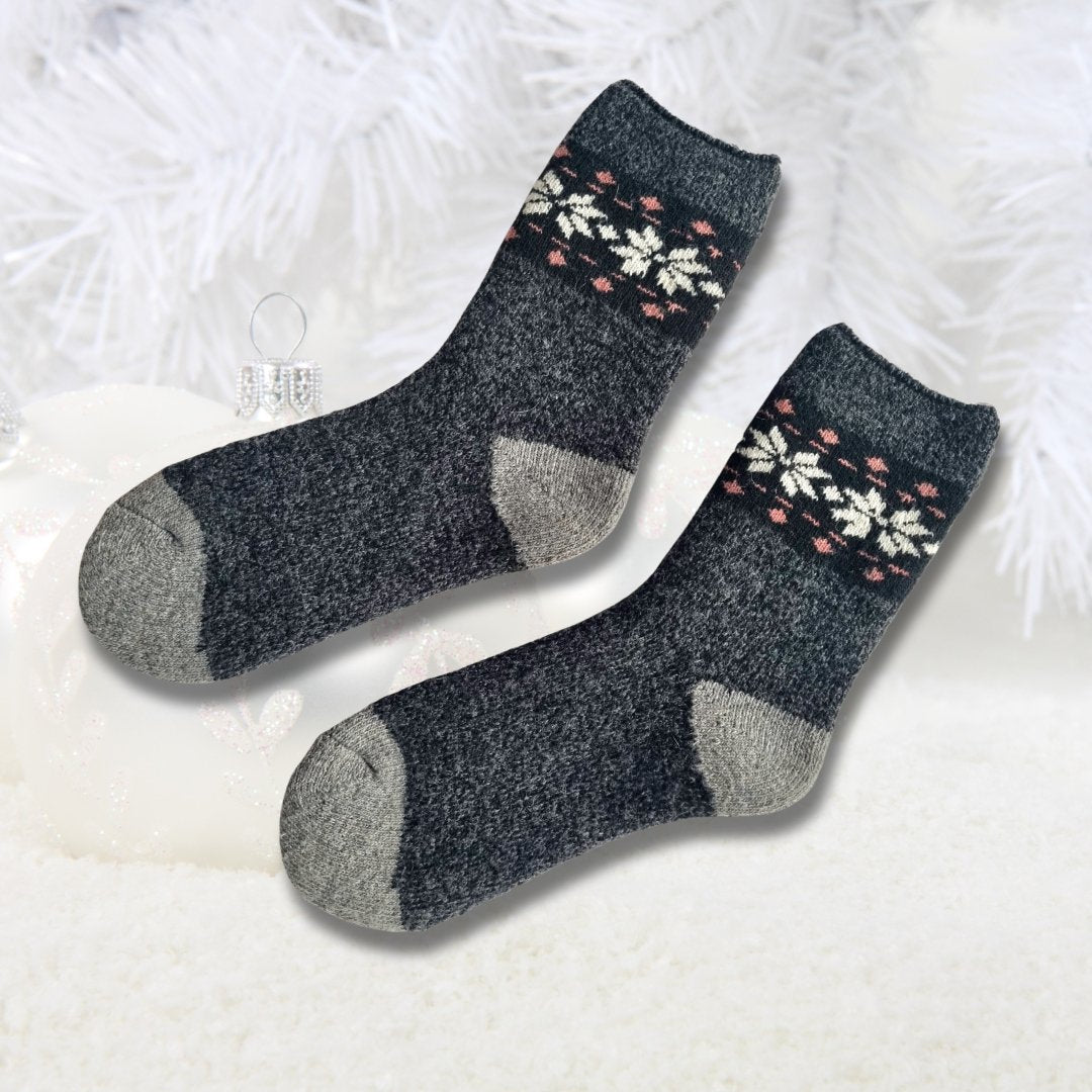 Wool socks in Nordic design