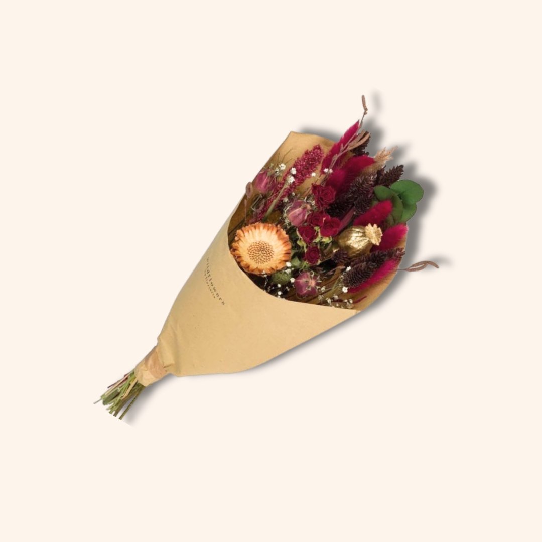 Torkade blommor - Scarlet (liten)