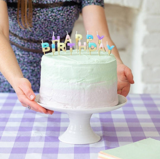 Cake candles - Happy Birthday