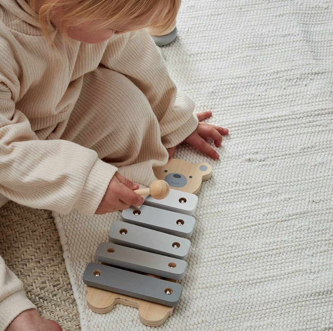 Xylophone in wood