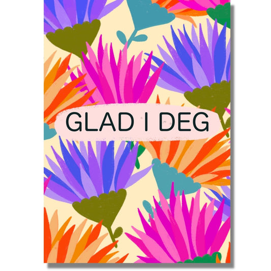 Kort: Glad i deg