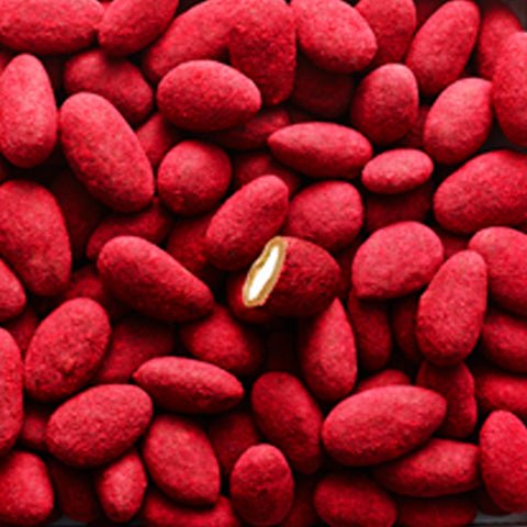 Summerbird - Raspberry red coated almonds